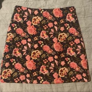 LOFT | Embroidered Pencil Skirt